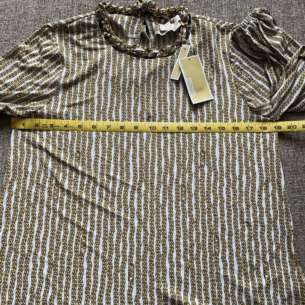 NWT Michael Kors Women’s Chain-Neck Top - Picture 12 of 13